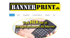 Desktop Screenshot of bannerprint.dk